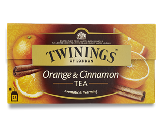 Twinings 영국 트와이닝 오렌지 앤 시나몬 티 (인터네셔널 블렌드) - 티백 25개입