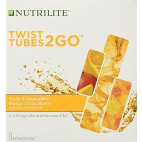 암웨이 뉴트리라이트 Fruits &amp; Vegetables 2go Twist Tubes 20 Tubes