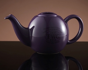 TWG Tea 싱가폴직배송 디자인 오키드 티팟 인 바이올렛 (500ml)