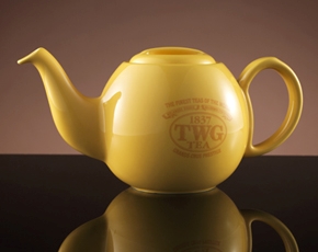 TWG Tea 싱가폴직배송 디자인 오키드 티팟 인 옐로 (900ml)