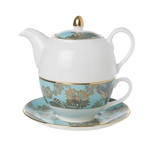 영국홍차,포트넘앤메이슨 포트넘스 하이 티 티 포 원 티팟,fortnum and mason,Fortnum&#039;s &#039;High Tea&#039; Tea for One Teapot